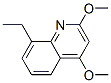 Quinoline, 8-ethyl-2,4-dimethoxy- (9ci) Structure,443687-63-6Structure