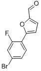 5-(4-Bromo-2-fluorophenyl)-2-furaldehyde Structure,444284-83-7Structure