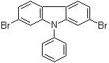 2,7-Dibromo-n-phenylcarbazole Structure,444796-09-2Structure