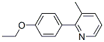 Pyridine, 2-(4-ethoxyphenyl)-3-methyl-(9ci) Structure,445218-65-5Structure