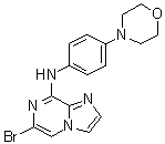 (6-Bromo-imidazo[1,2-a]pyrazin-8-yl)-(4-morpholin-4-yl-phenyl)-amine Structure,445263-72-9Structure