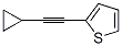 Thiophene, 2-(cyclopropylethynyl)- (9ci) Structure,445424-06-6Structure