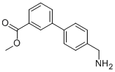 4-Aminomethyl-biphenyl-3-carboxylic acid methyl ester 1hcl salt Structure,445492-67-1Structure