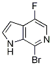 7-Bromo-4-fluoro-1h-pyrrolo[2,3-c]pyridine Structure,446284-38-4Structure