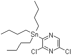 2,6-Dichloro-3-(tributylstannyl)pyrazine Structure,446285-70-7Structure