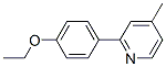 Pyridine, 2-(4-ethoxyphenyl)-4-methyl-(9ci) Structure,446302-06-3Structure