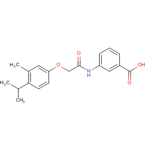 3-(2-(4-Isopropyl-3-methylphenoxy)acetamido)benzoic acid Structure,446829-09-0Structure