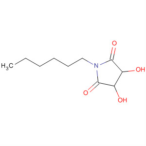 2,5-Pyrrolidinedione, 1-hexyl-3,4-dihydroxy-(9ci) Structure,446833-95-0Structure