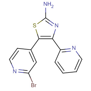 5-(2-Bromo-4-pyridinyl)-4-(2-pyridinyl)-2-thiazolamine Structure,446852-67-1Structure