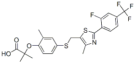 Sodelglitazar Structure,447406-78-2Structure