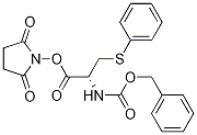 (R)-2,5-dioxopyrrolidin-1-yl 2-(((benzyloxy)carbonyl)amino)-3-(phenylthio)propanoate Structure,447461-52-1Structure