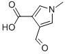 1H-pyrrole-3-carboxylic acid, 4-formyl-1-methyl- (9ci) Structure,448236-04-2Structure