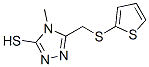 4-Methyl-5-[(2-thienylthio)methyl]-4H-1,2,4-triazole-3-thiol Structure,448947-84-0Structure