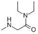 N,n-diethyl-2-(methylamino)acetamide hydrochloride Structure,44897-15-6Structure