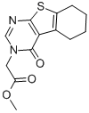 (4-Oxo-5,6,7,8-tetrahydro-4h-benzo[4,5]thieno[2,3-d]pyrimidin-3-yl)-acetic acid methyl ester Structure,450376-42-8Structure