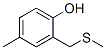 4-Methyl-2-[(methylthio)methyl]phenol Structure,4526-38-9Structure