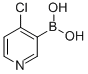 4-Chloro3-pyridylboronic acid Structure,452972-10-0Structure