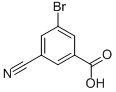 3-Bromo-5-cyanobenzoic acid Structure,453566-14-8Structure