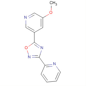 3-(2-Pyridyl)-5-(5-methoxypyrid-3-yl)-1,2,4-oxadiazole Structure,453566-44-4Structure