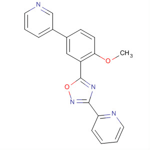 3-(Pyridin-2-yl)-5-[2-methoxy-5-(pyridin-3-yl)phenyl]-1,2,4-oxadiazole Structure,453567-62-9Structure