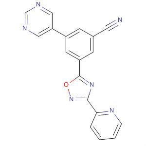 3-(Pyridin-2-yl)-5-(3-cyano-5-(5-pyrimidyl)phenyl)-1,2,4-oxadiazole Structure,453567-76-5Structure