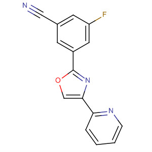 2-(3-Fluoro-5-cyanophenyl)-4-(pyridin-2-yl)-1,3-oxazole Structure,453568-75-7Structure