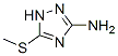 3-Amino-5-methylthio-1H-1,2,4-triazole Structure,45534-08-5Structure