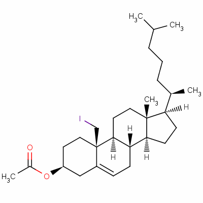 19-Iodo-5-cholesten-3beta-ol 3-acetate Structure,4561-90-4Structure