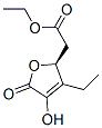 2-Furanacetic acid, 3-ethyl-2,5-dihydro-4-hydroxy-5-oxo-, ethyl ester, (2s)-(9ci) Structure,457604-25-0Structure