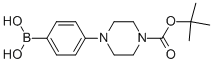 4-(4-(Tert-butoxycarbonyl)piperazin-1-yl)phenylboronic acid Structure,457613-78-4Structure