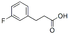 3-(3-Fluorophenyl)propanoic acid Structure,458-45-7Structure