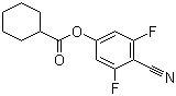 Cyclohexanecarboxylic acid 4-cyano-3,5-difluorophenyl ester Structure,458549-24-1Structure