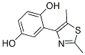 1,4-Benzenediol, 2-(2,5-dimethyl-4-thiazolyl)-(9ci) Structure,459124-94-8Structure