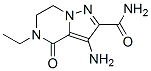 Pyrazolo[1,5-a]pyrazine-2-carboxamide, 3-amino-5-ethyl-4,5,6,7-tetrahydro-4-oxo-(9ci) Structure,459157-51-8Structure