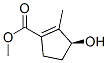 1-Cyclopentene-1-carboxylicacid,3-hydroxy-2-methyl-,methylester,(3s)- Structure,459174-10-8Structure