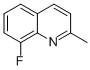 8-Fluoro-2-methyl-quinoline Structure,46001-36-9Structure