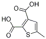 5-Methyl-2,3-thiophenedicarboxylic acid Structure,46029-22-5Structure