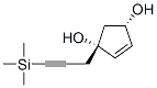 4-Cyclopentene-1,3-diol, 1-[3-(trimethylsilyl)-2-propynyl]-, (1r,3s)-(9ci) Structure,460990-23-2Structure