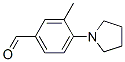 3-Methyl-4-(1-pyrrolidinyl)benzaldehyde Structure,461033-80-7Structure