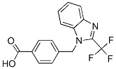 4-[[2-Trifluoromethyl-1H-benzimidazol-1-yl]methyl]benzoic acid Structure,461665-33-8Structure