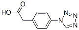 Benzeneacetic acid, 4-(1H-tetrazol-1-yl)- Structure,462068-57-1Structure