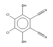 4,5-Dichloro-3,6-dihydroxy-phthalonitrile Structure,4640-41-9Structure