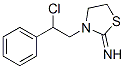 3-(2-Chloro-2-phenylethyl)-2-thiazolidinimine Structure,46425-47-2Structure