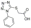 (1-Phenyl-1h-tetrazol-5-ylsulfanyl)acetic acid Structure,46505-33-3Structure