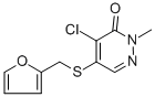 4-Chloro-5-[(2-furylmethyl)thio-2-methylpyridazin-3(2h)-one Structure,465514-01-6Structure