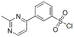 3-(2-Methyl-4-pyrimidinyl)benzenesulfonyl chloride Structure,465514-07-2Structure