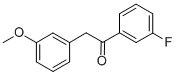 1-(3-Fluorophenyl)-2-(3-methoxyphenyl)-1-ethanone Structure,465514-80-1Structure