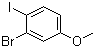 2-Bromo-1-iodo-4-methoxybenzene Structure,466639-53-2Structure