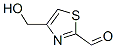 2-Thiazolecarboxaldehyde, 4-(hydroxymethyl)-(9ci) Structure,466686-75-9Structure