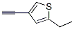 Thiophene, 2-ethyl-4-ethynyl- (9ci) Structure,467251-56-5Structure